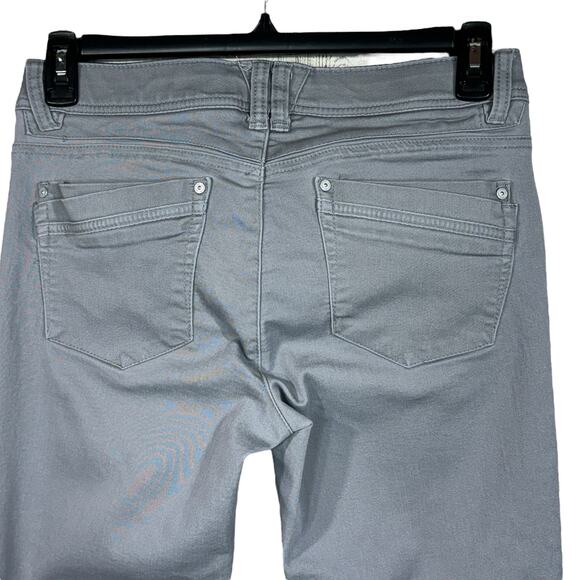 Democracy SZ 8 “Ab”technology Skinny Jeans Stretch Mid-Rise Pocket Zip-Fly Gray - Picture 5 of 9